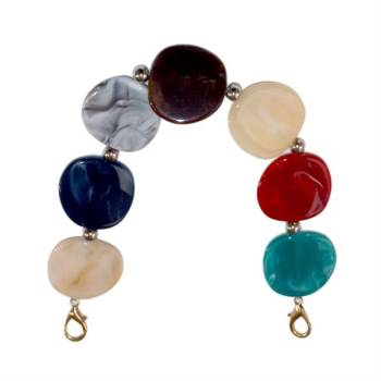 Handle With Plated Colored Stones 33cm (0136)